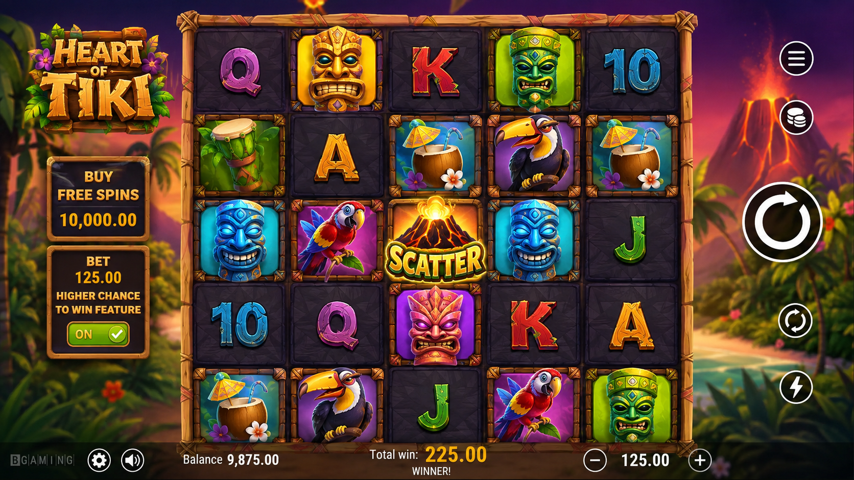 Heart of Tiki gameplay screenshot
