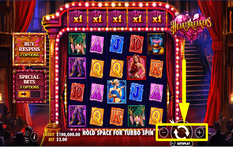 Heartbreakers Online Video Slot screenshot