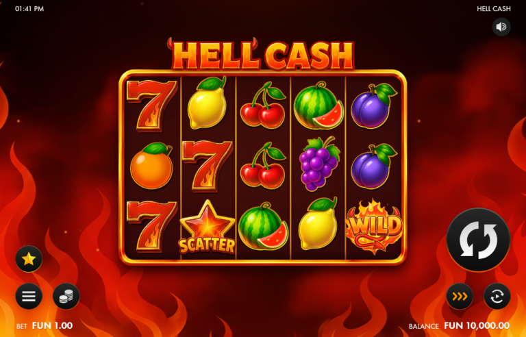 Hell Cash slot gameplay screenshot