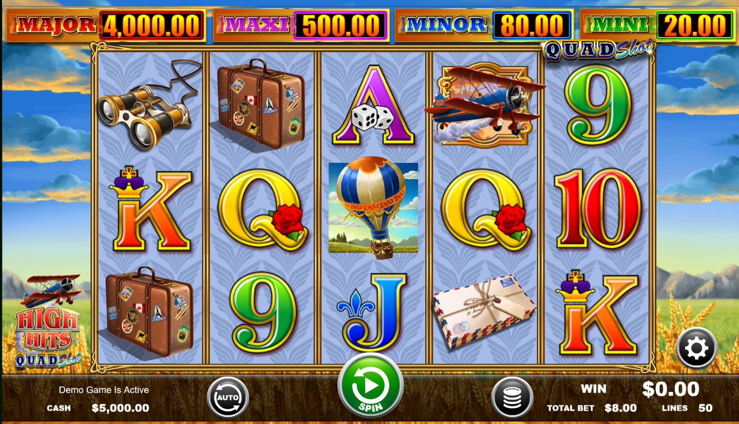 High Hits MegaLoot online video slot gameplay screenshot