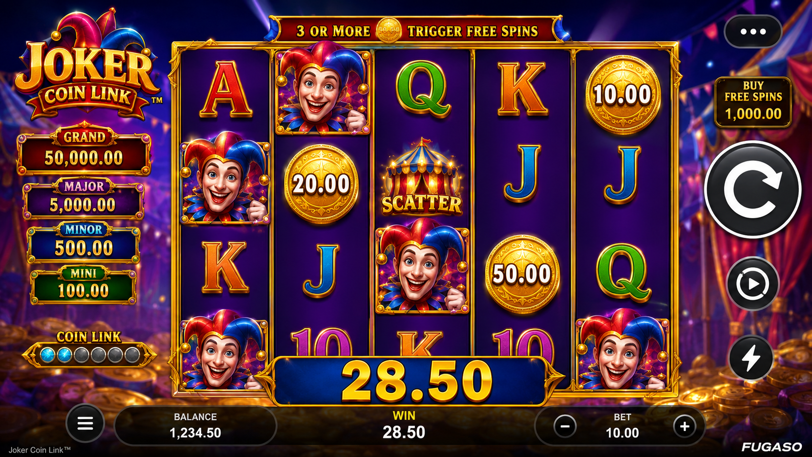 Joker Coin Link gameplay screenshot