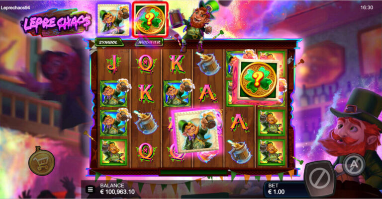 Leprechaos slot gameplay screenshot