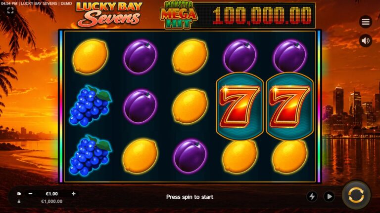 Lucky Bay Sevens full landscape game screen