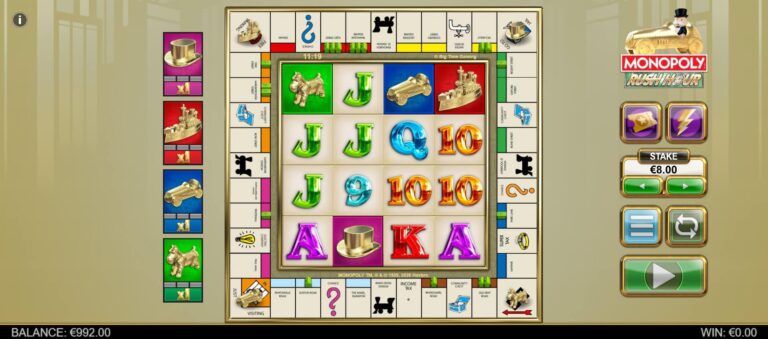 Monopoly Rush Hour slot screenshot
