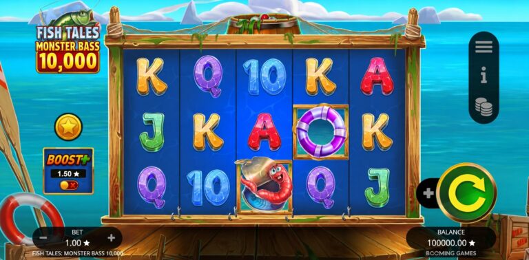Fish Tales Monster Bass 10,000 slot screenshot
