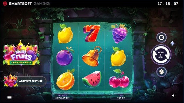 Multifruits Charging Wilds slot gameplay screenshot
