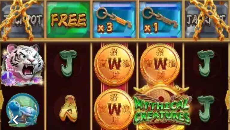 Mythical Creatures 2 slot gameplay screenshot