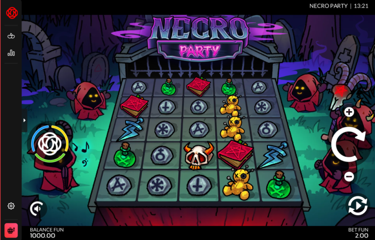 Necro Party slot screenshot
