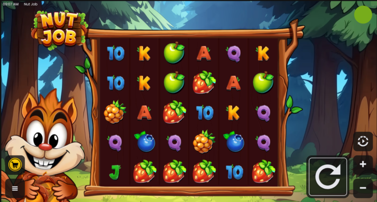 Nut Job slot gameplay screenshot