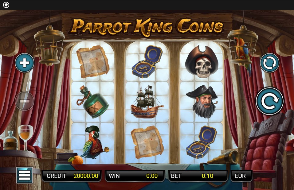 Parrot King Coins slot gameplay