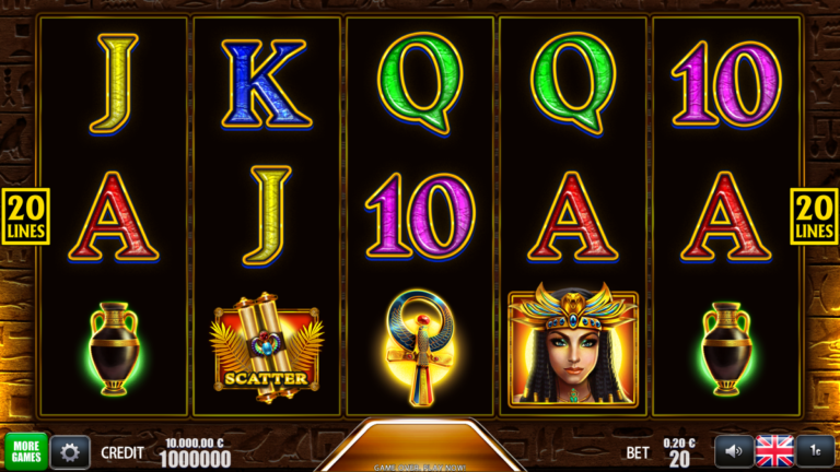 Paw of the Nile online slot gameplay screenshot showing the reels