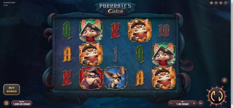 Purrrate's Catch official gameplay full landscape game screen
