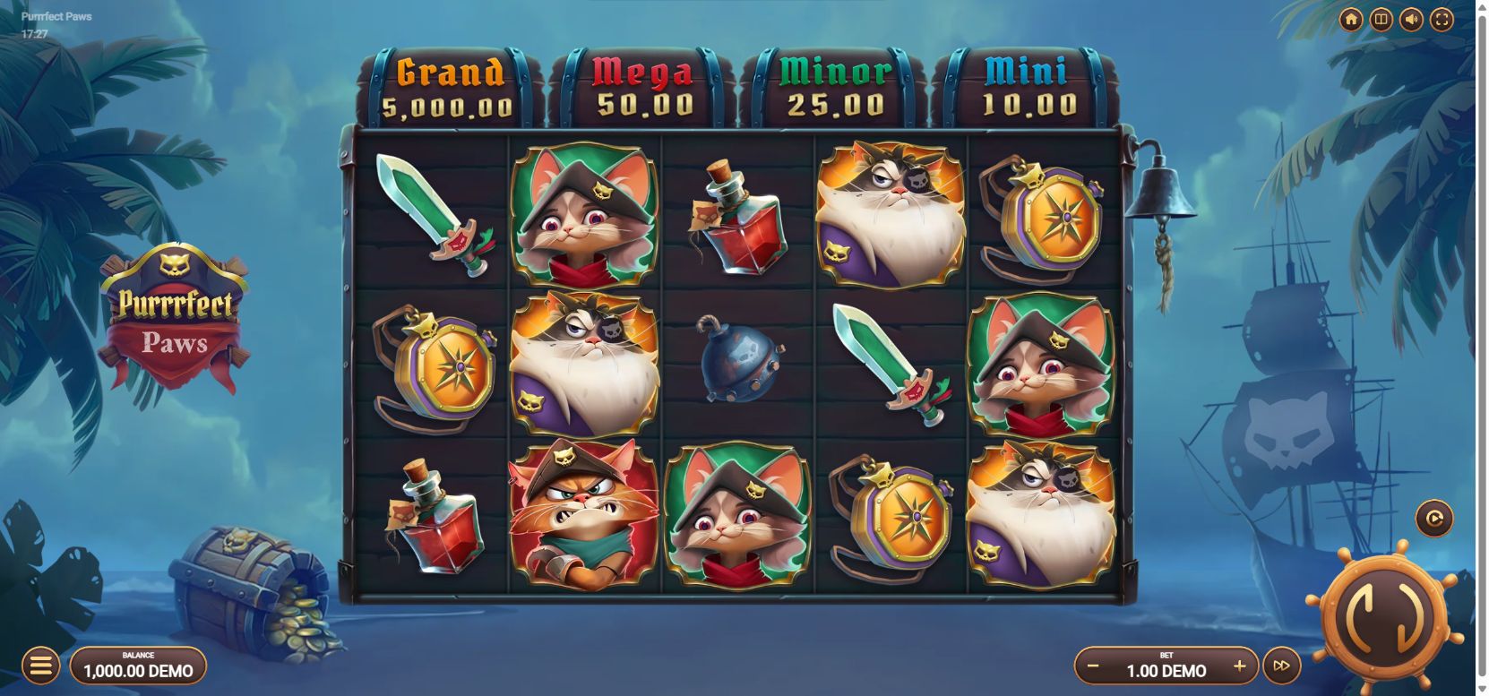 Purrrfect Paws official gameplay full landscape game screen