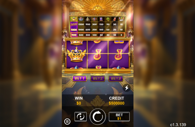 Royal Slot slot gameplay screenshot