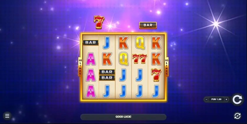Sevens V BARs slot gameplay screenshot