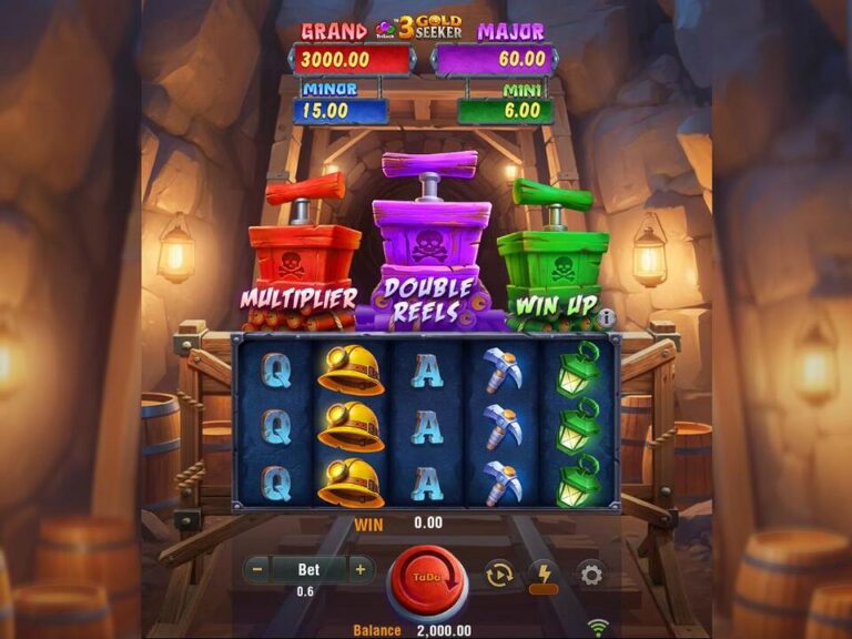 3 Gold Seeker Online Video Slot screenshot