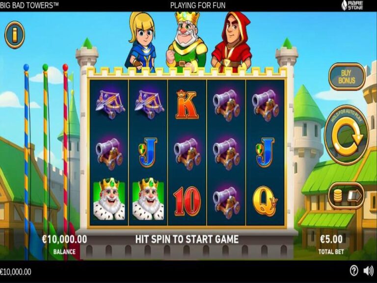 Big Bad Towers Online Video Slot screenshot
