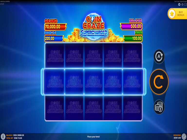 Coin Craze Supercharged Online Video Slot screenshot