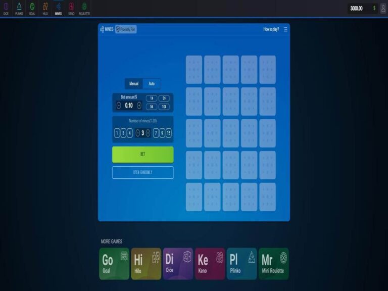 Mines Online Video Slot screenshot