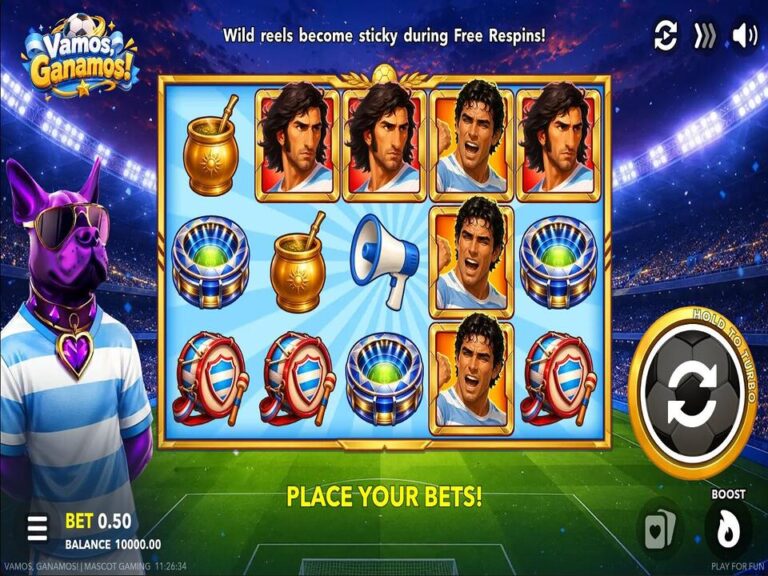 Vamos Ganamos Online Video Slot screenshot