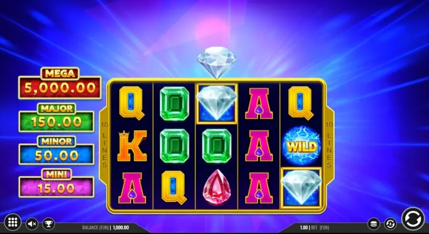 Super Diamond Charge slot gameplay screenshot