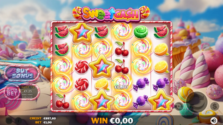 Sweet Cash slot gameplay screenshot
