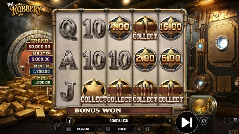 The Robbery slot screenshot
