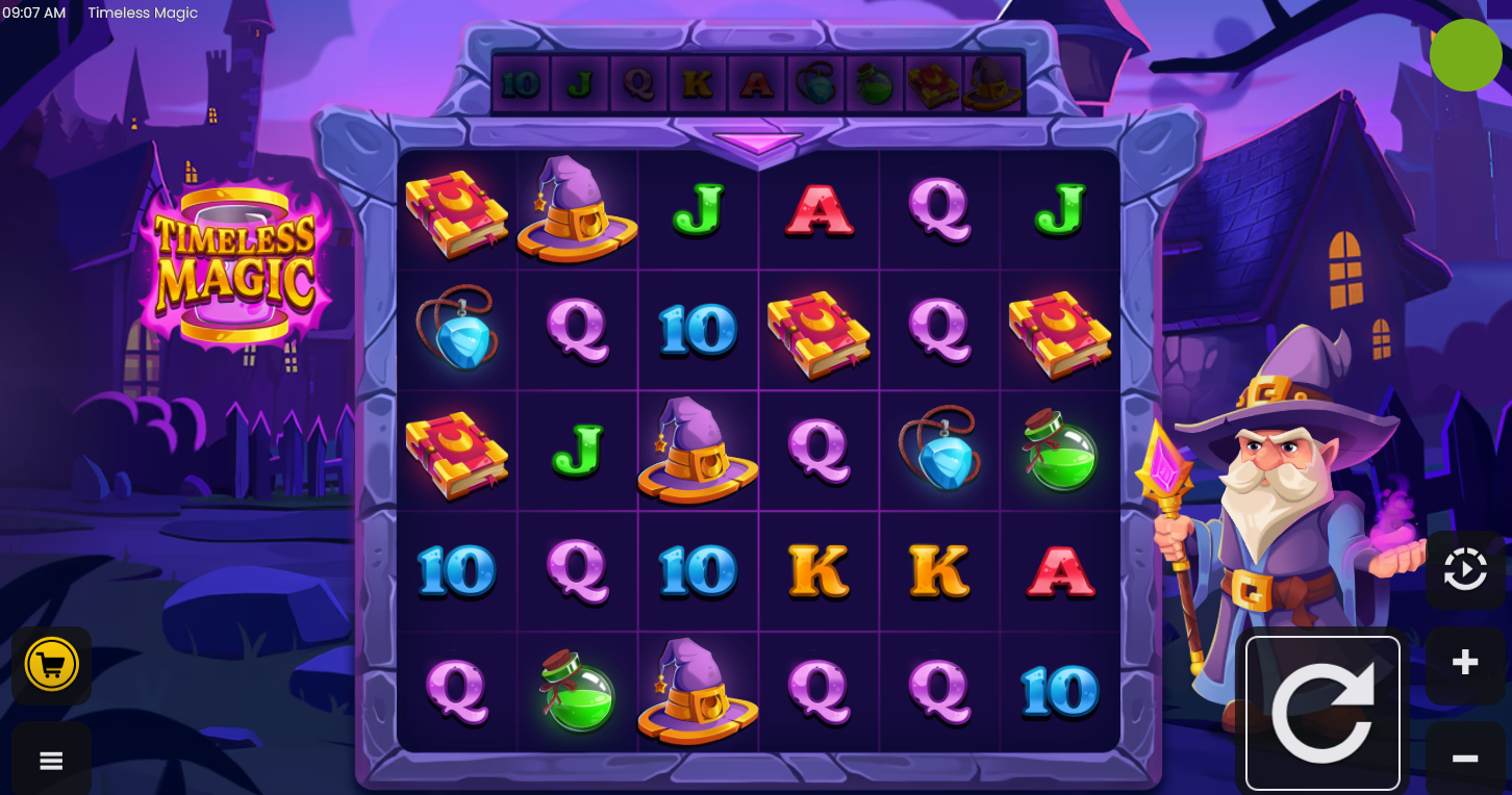 Timeless Magic slot gameplay screenshot
