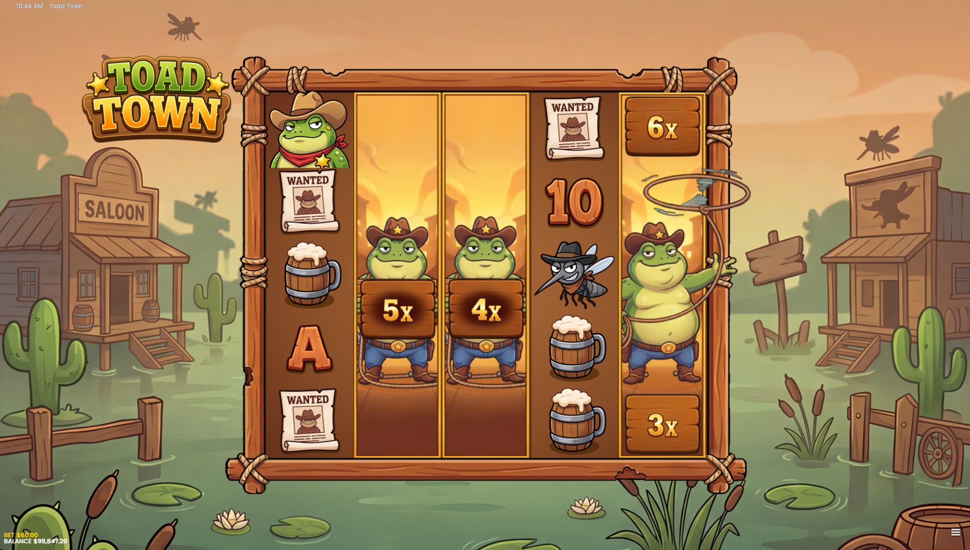 toad-town slot gameplay screenshot