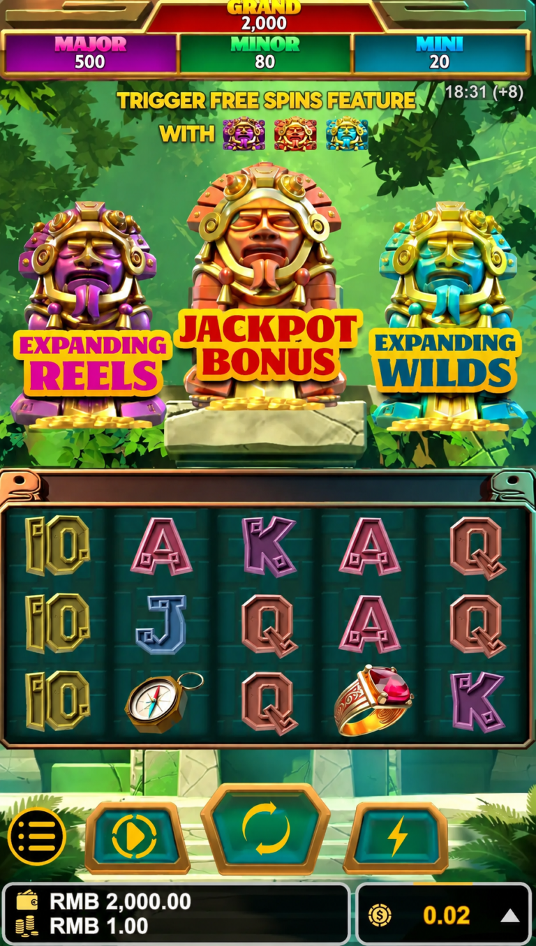 Toltec Totem Treasures slot gameplay reels screenshot