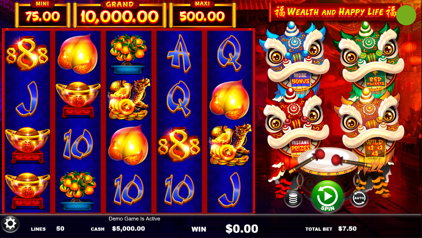 Wealth and Happy Life gameplay screenshot