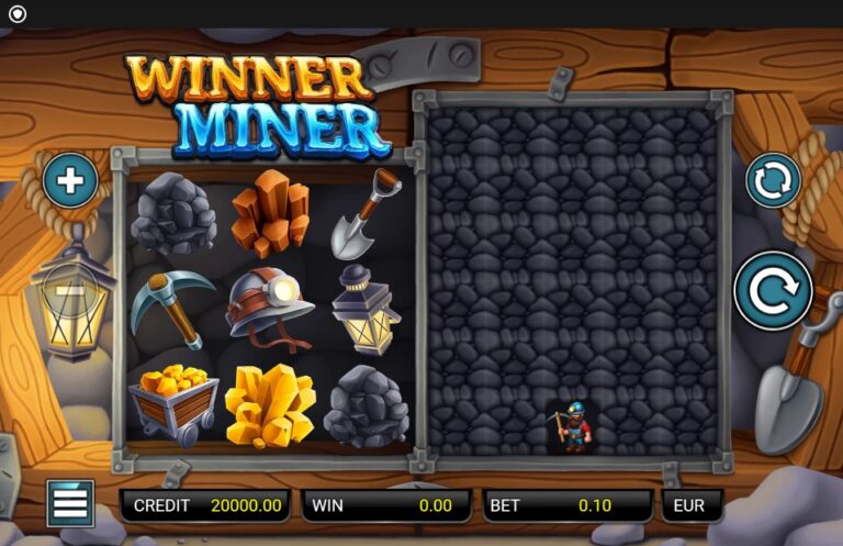 Winner Miner slot gameplay