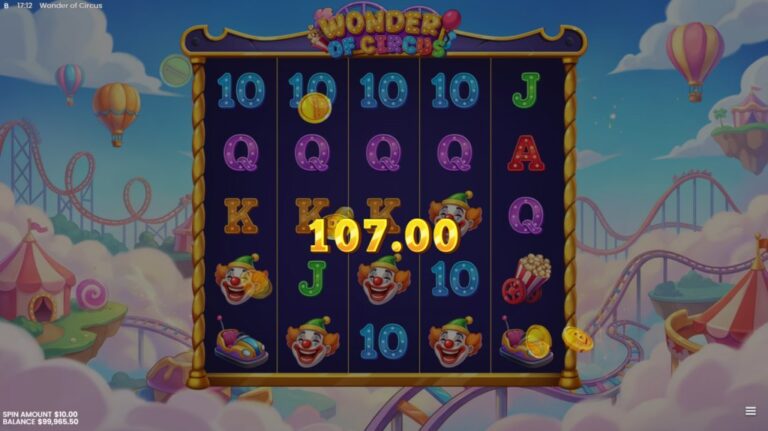Wonder of Circus slot screenshot
