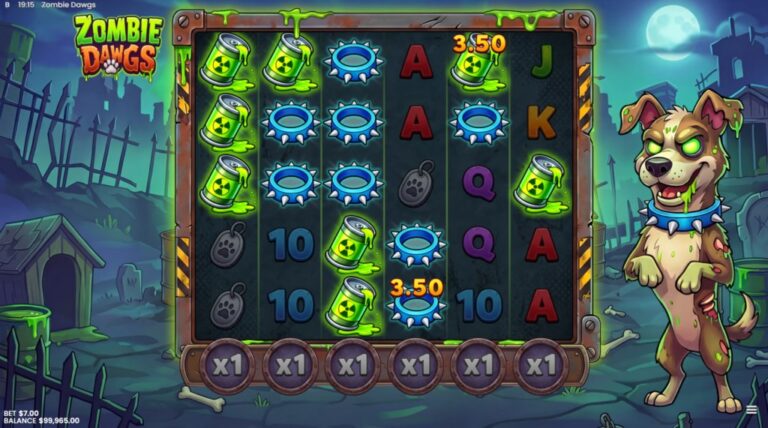 Zombie Dawgs slot screenshot