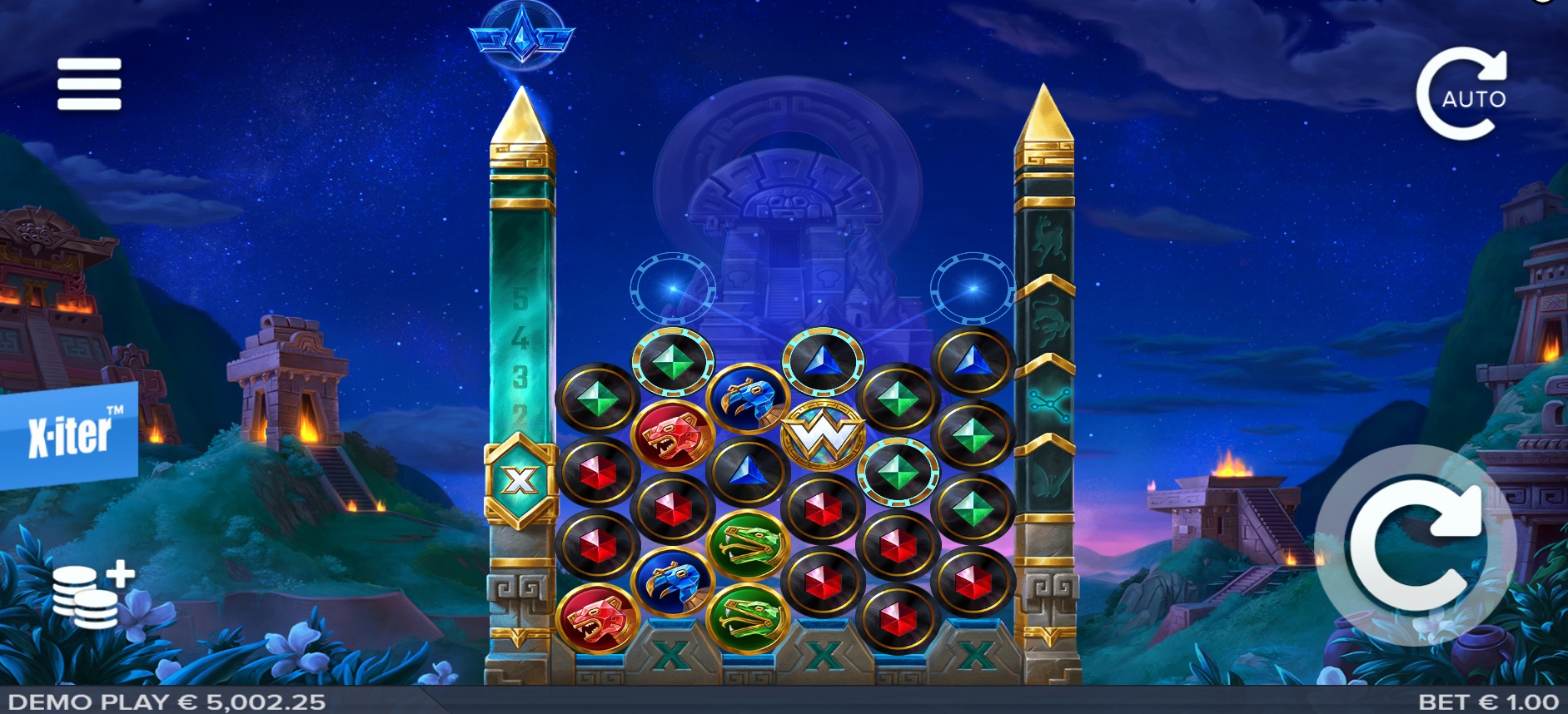 Cygnus 6 slot gameplay with expanding celestial reels and stars