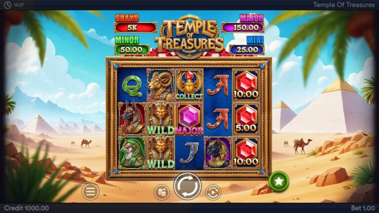 Temple of Treasures slot screenshot