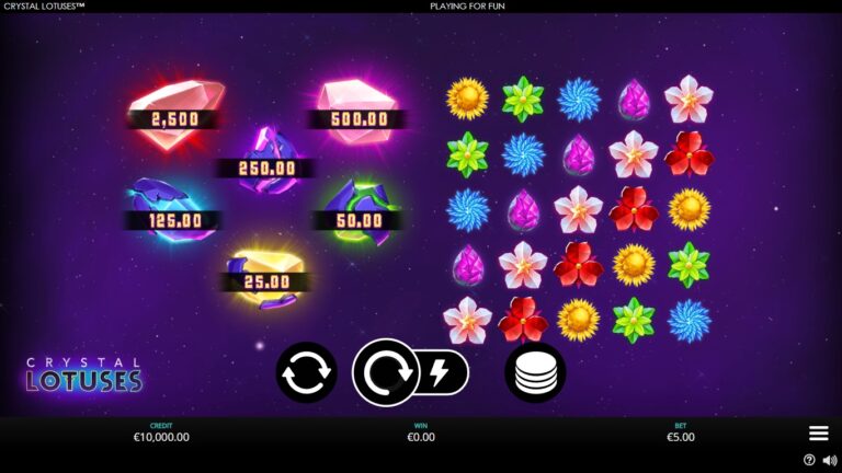 Crystal Lotuses slot screenshot