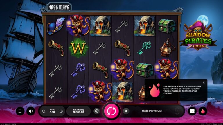 Shadow Pirates slot screenshot