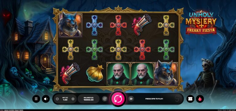 Unholy Mystery: Freaky Fiesta slot screenshot
