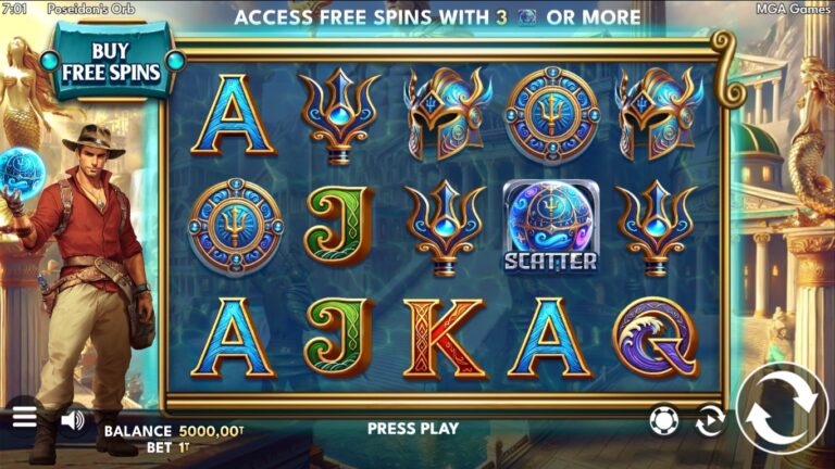 Poseidon’s Orb slot screenshot