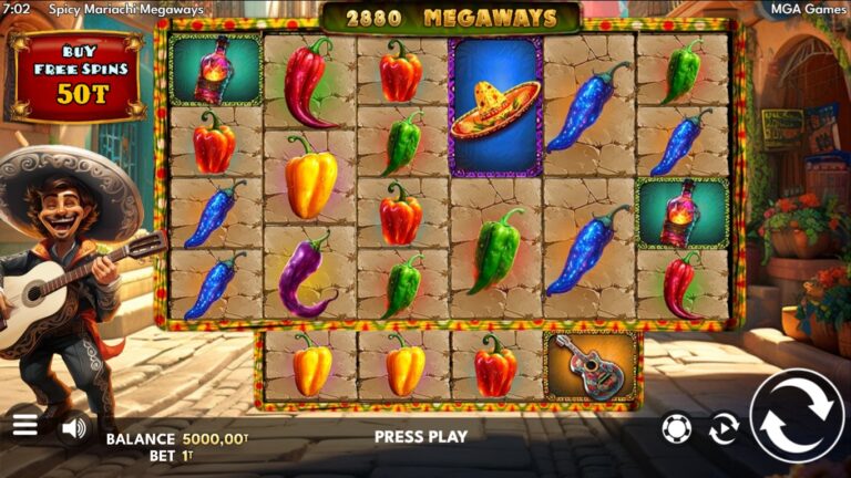 Spicy Mariachi Megaways slot screenshot