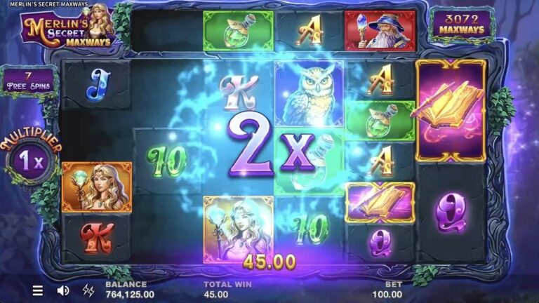 Merlin’s Secret Maxways slot screenshot
