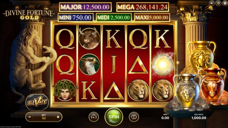 Divine Fortune Gold slot screenshot