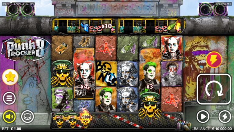 Punk Rocker 3 slot screenshot