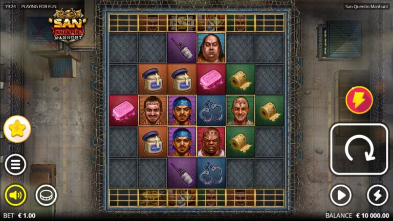 San Quentin Manhunt slot screenshot