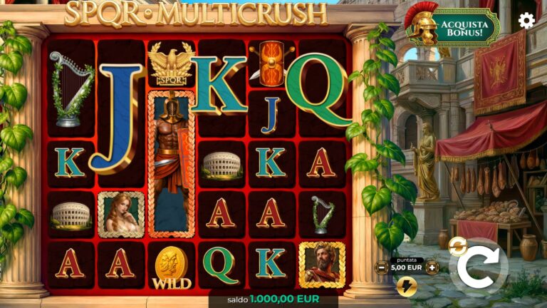 SPQR Multicrush Online Video Slot gameplay screenshot