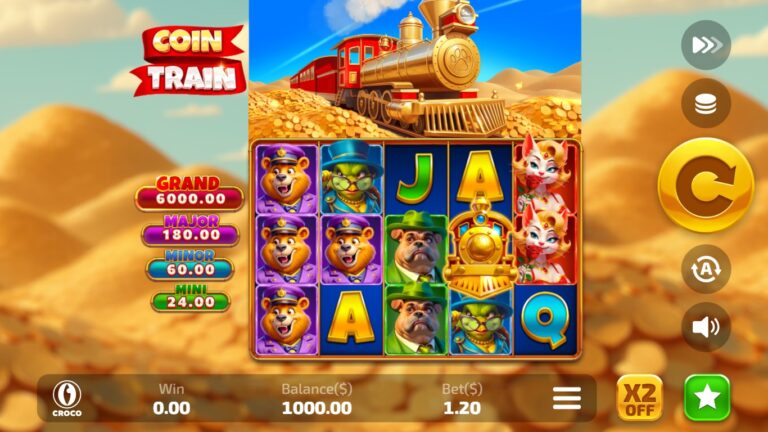 Coin Train Online Video Slot gameplay screenshot