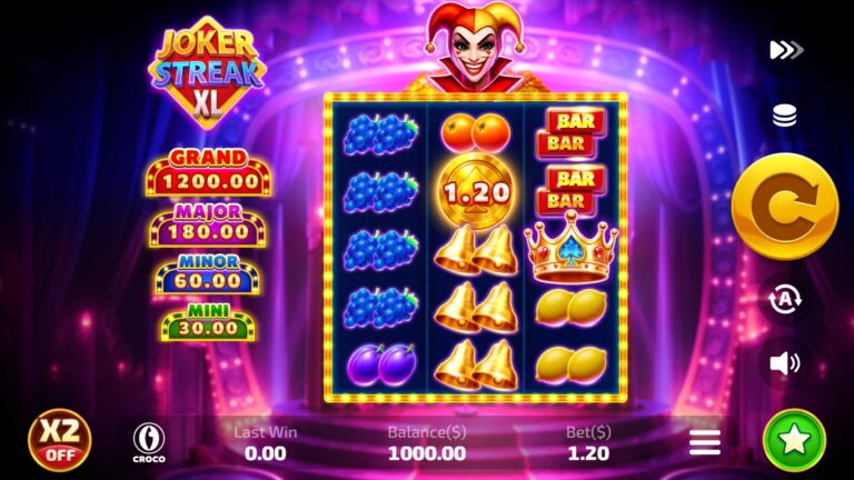 Joker Streak XL slot screenshot
