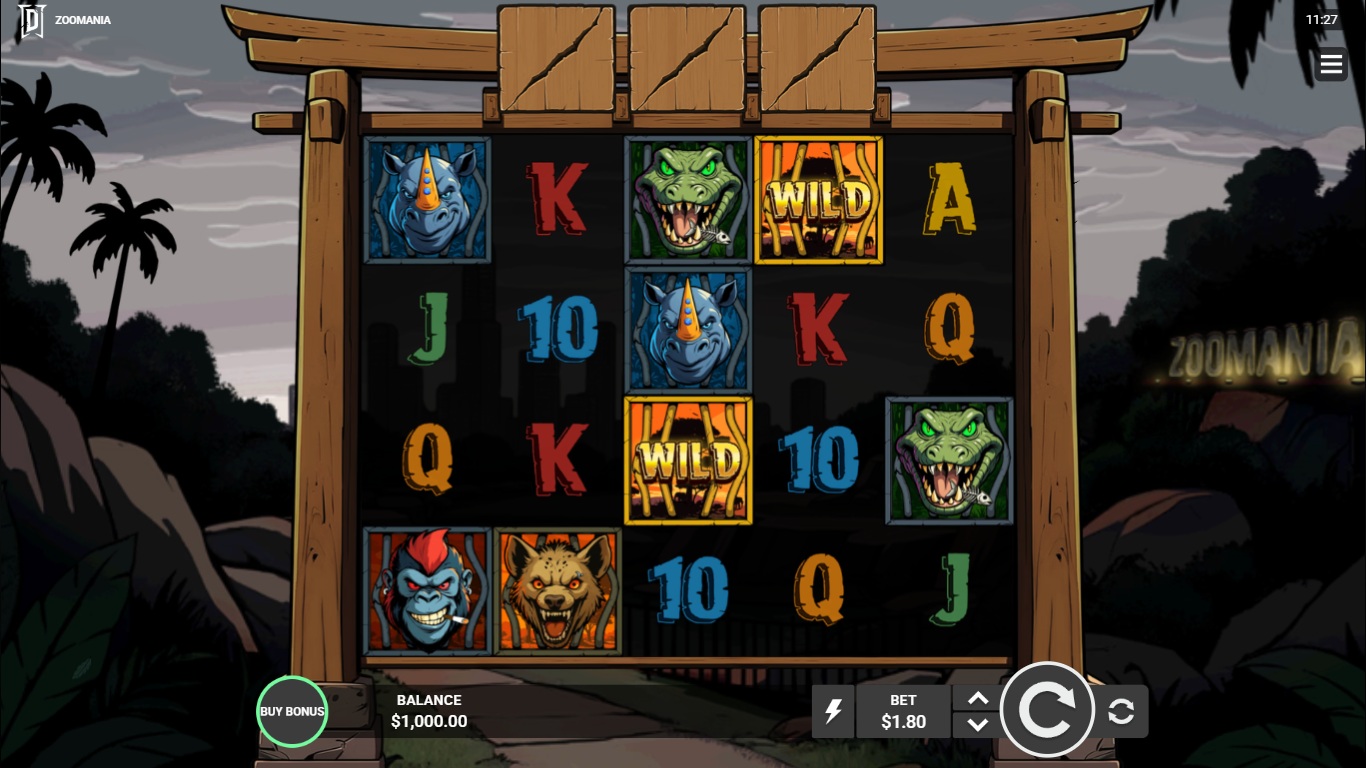 Zoomania slot gameplay screenshot