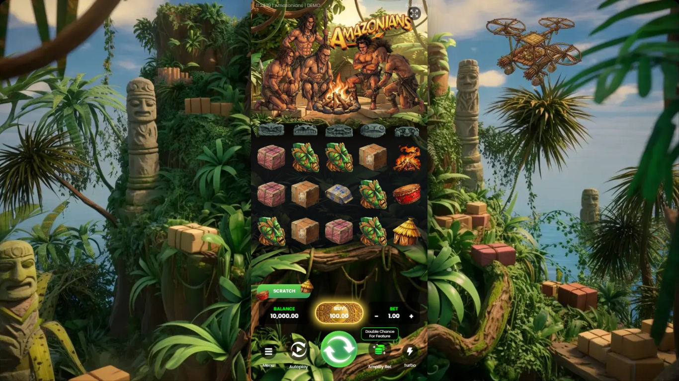 Amazonians slot gameplay screenshot